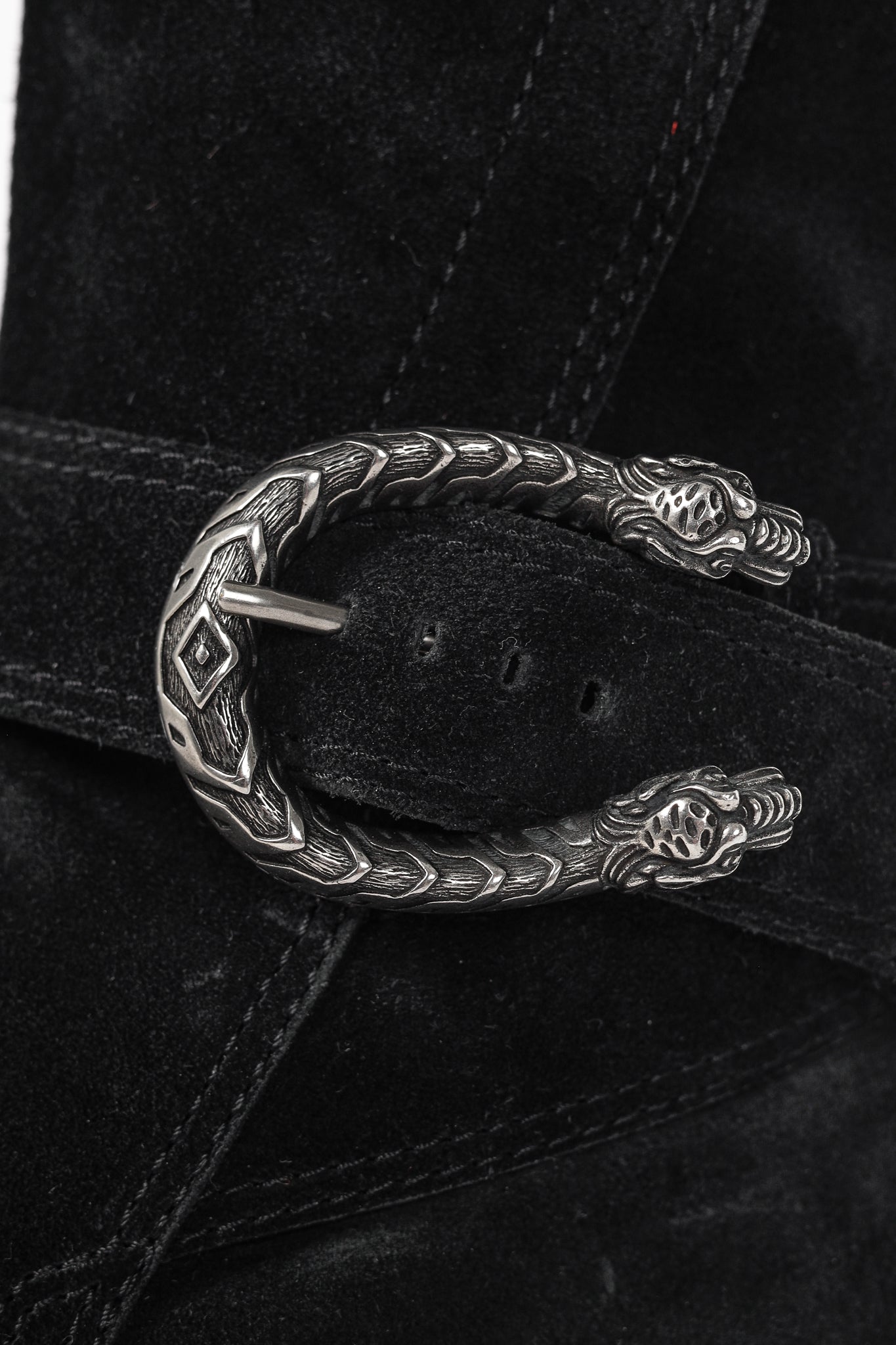 Gucci Dionysus Nero Suede Over-The-Knee Boots