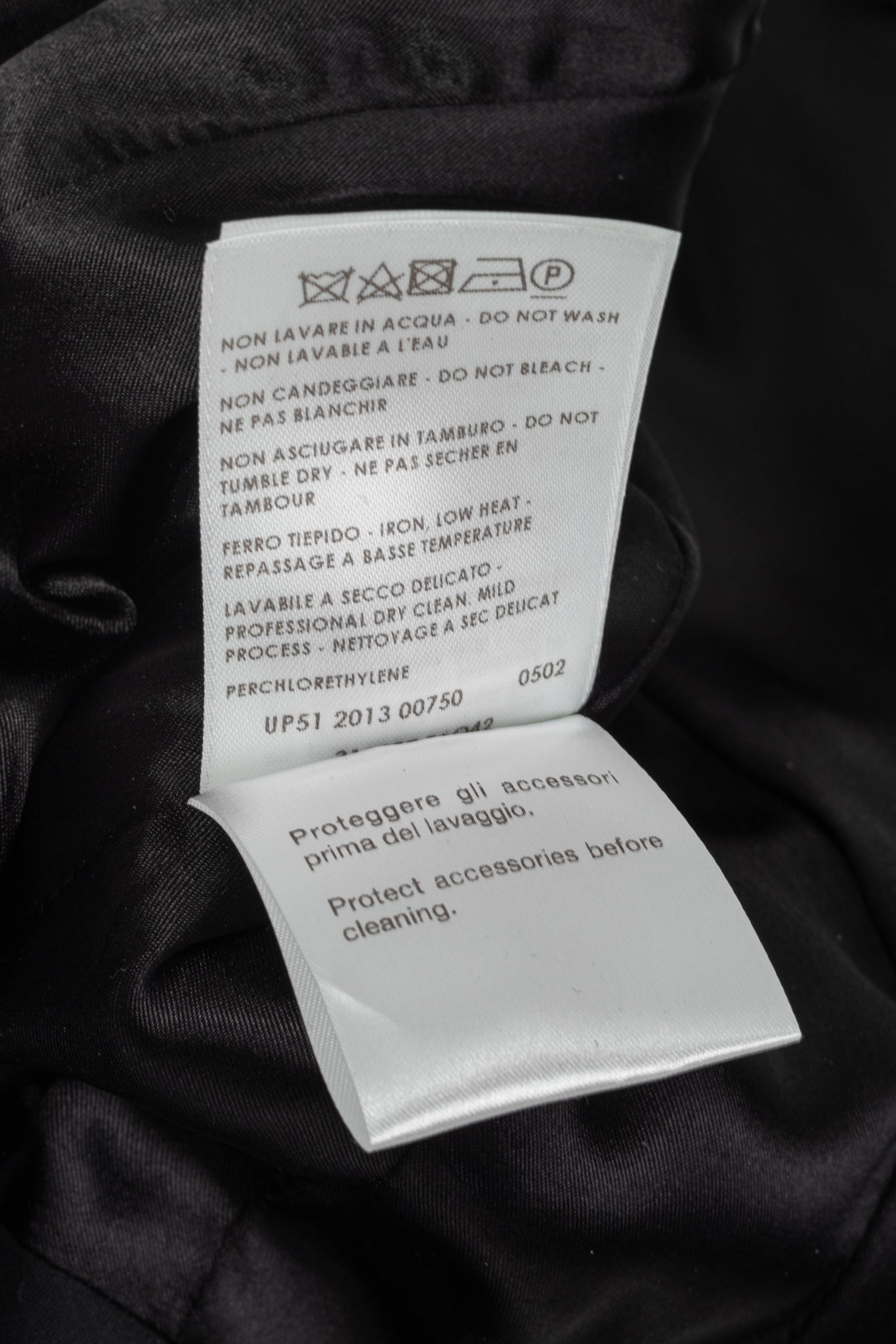 Gucci PF13 Black Cotton-Blend Belted Jacket