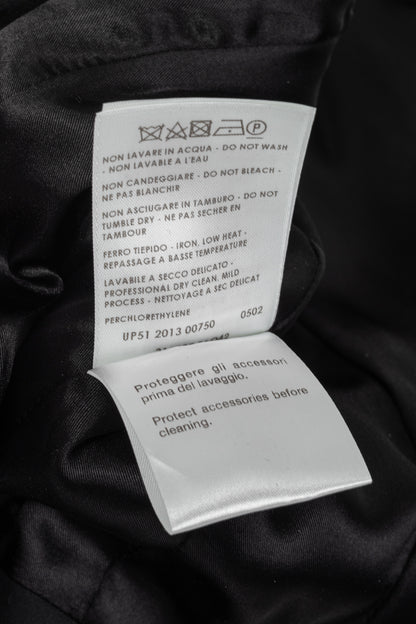 Gucci PF13 Black Cotton-Blend Belted Jacket