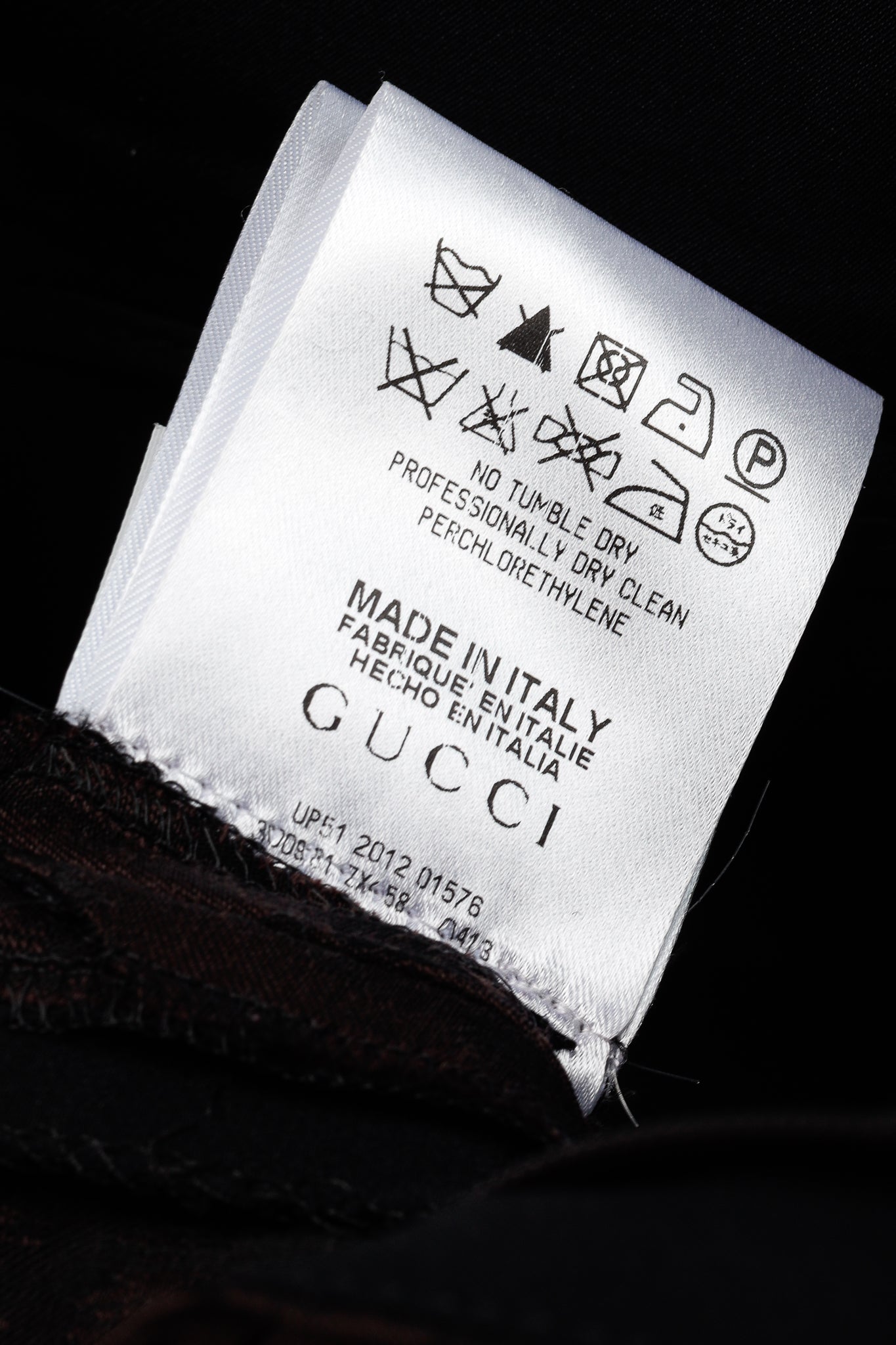 Gucci AW/12 Burgundy Floral-Jacquard Holiday Pants