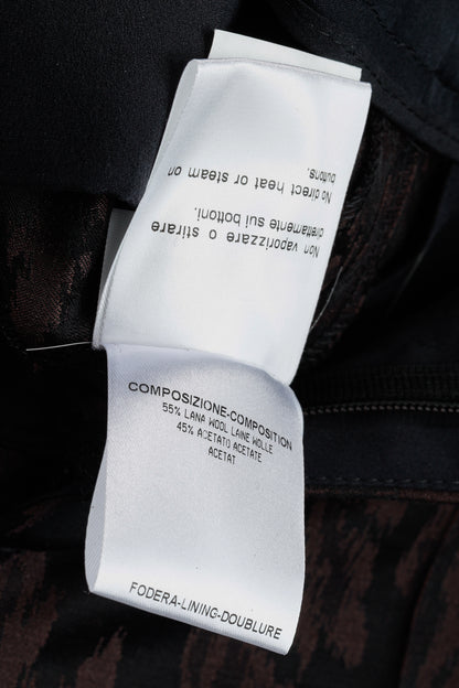 Gucci AW/12 Burgundy Floral-Jacquard Holiday Pants