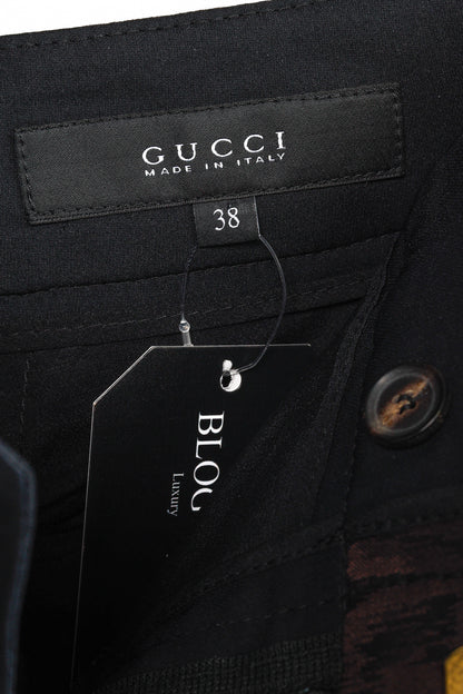 Gucci AW/12 Burgundy Floral-Jacquard Holiday Pants