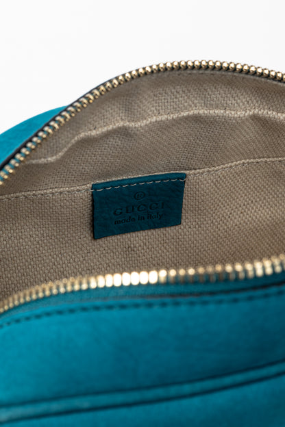 Gucci Soho Disco Cobalt Blue Vitello Range Crossbody Bag