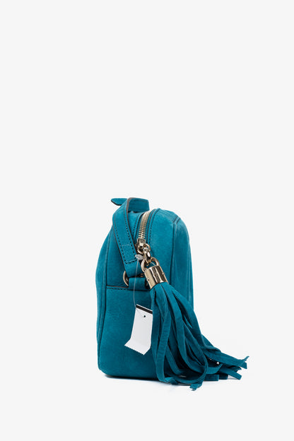 Gucci Soho Disco Cobalt Blue Vitello Range Crossbody Bag