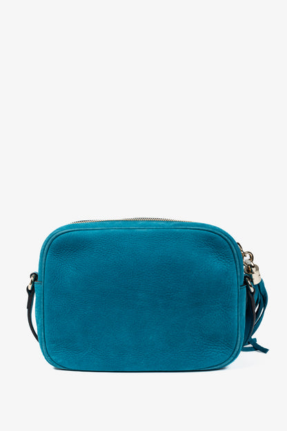 Gucci Soho Disco Cobalt Blue Vitello Range Crossbody Bag