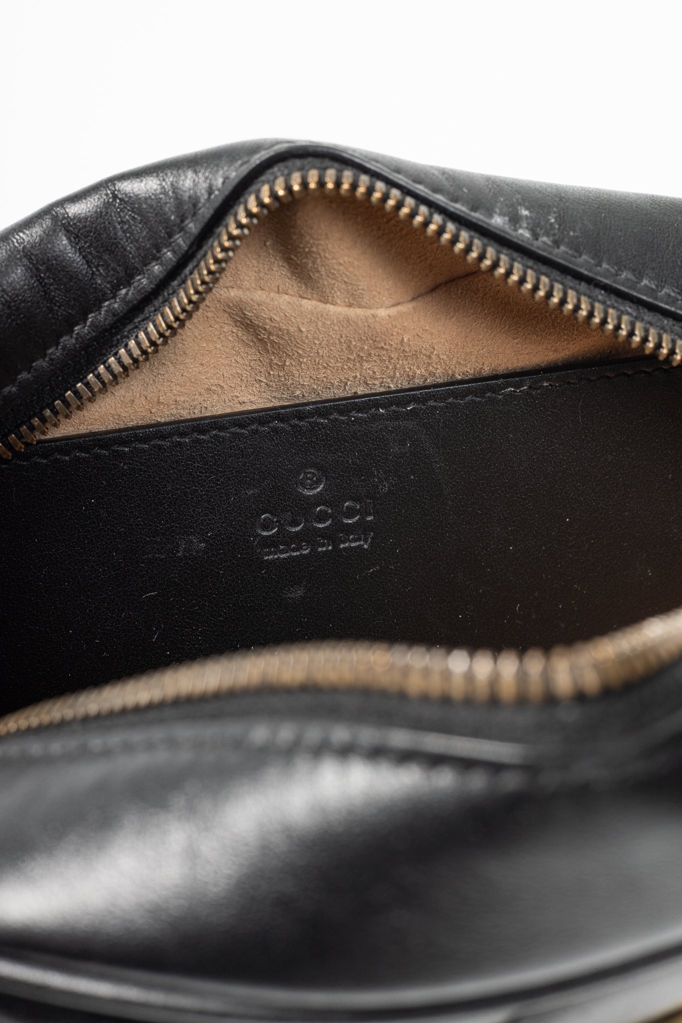 Gucci GG Marmont Small Black Matelassé Shoulder Bag