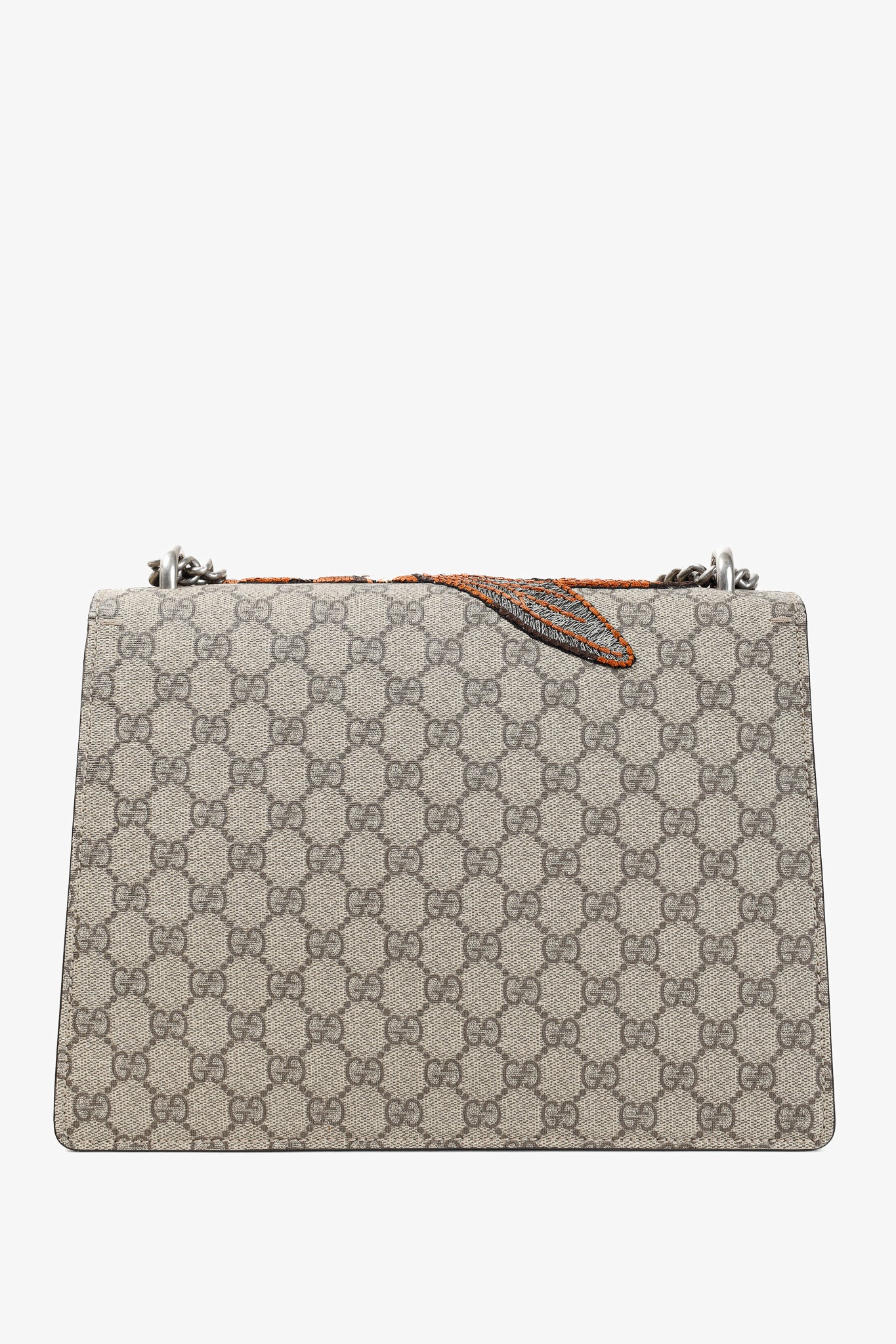 Gucci Dionysus Beige Ebony GG Supreme Monogram Limited Edition Bee Bag