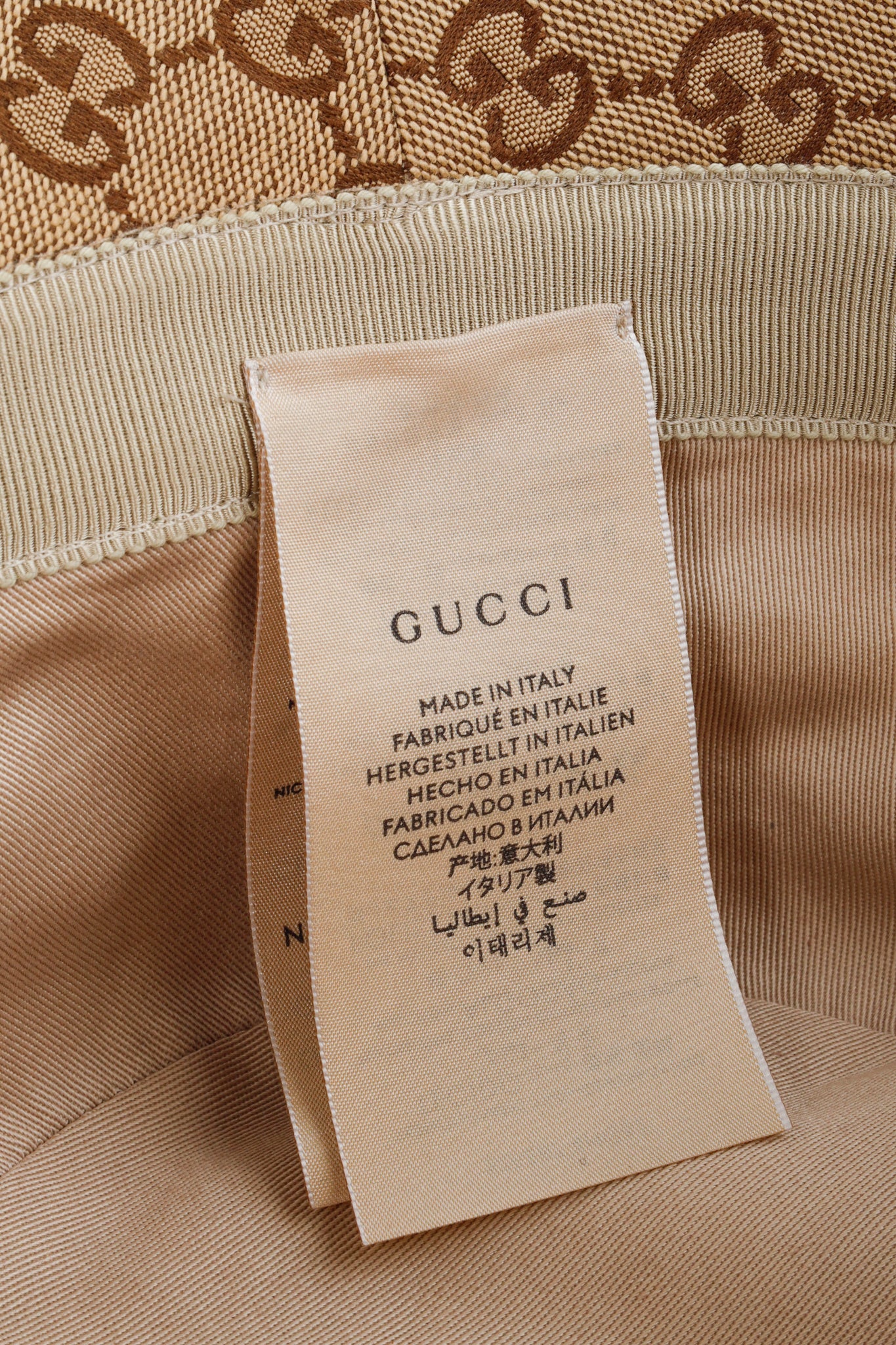 Gucci GG Monogram Canvas Bucket Hat