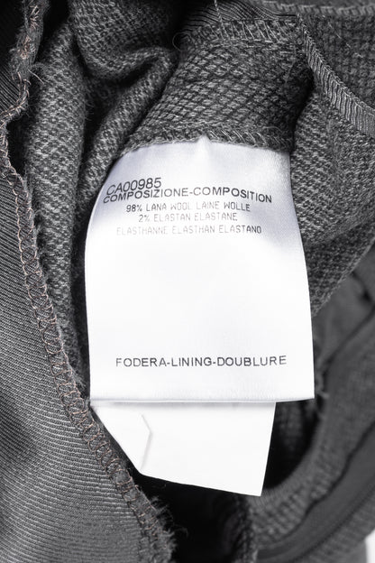 Gucci Grey Birds Eye Slim-Fit Stretch-Wool Studded Trousers