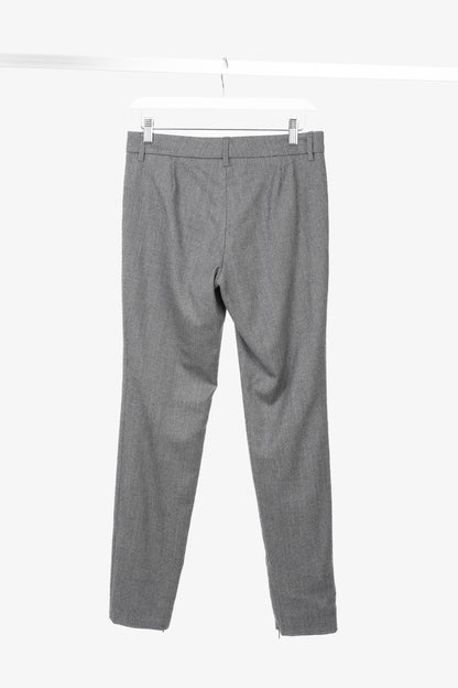 Gucci Grey Birds Eye Slim-Fit Stretch-Wool Studded Trousers