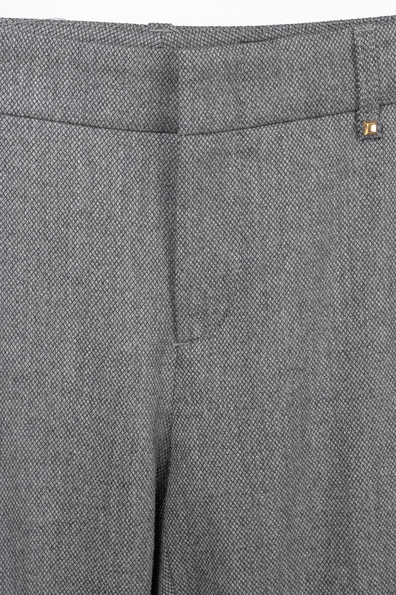 Gucci Grey Birds Eye Slim-Fit Stretch-Wool Studded Trousers