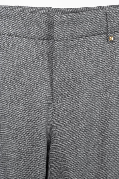 Gucci Grey Birds Eye Slim-Fit Stretch-Wool Studded Trousers