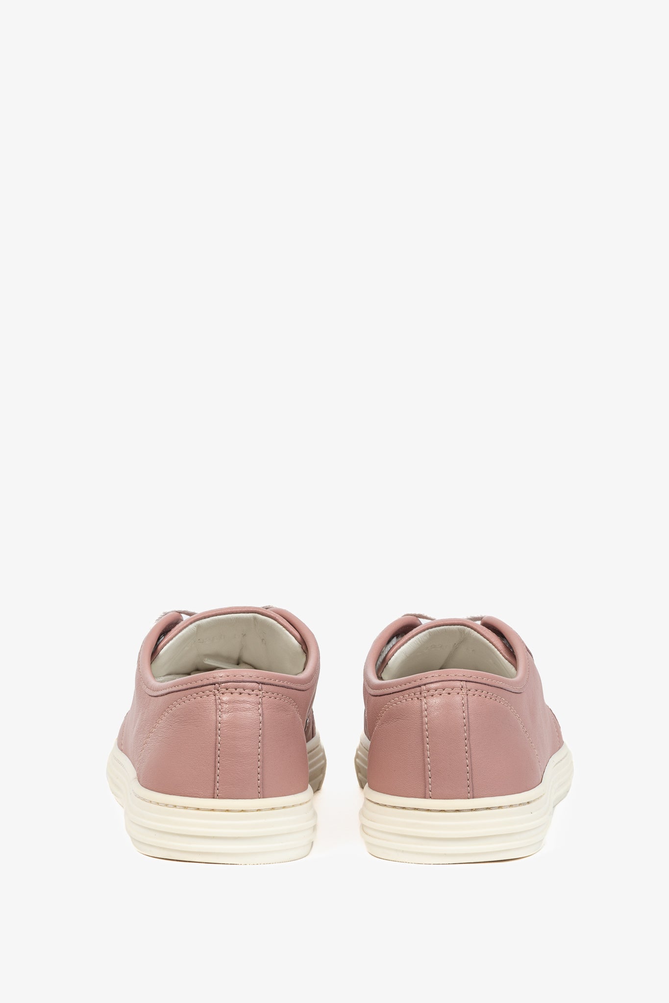 Gucci Pink Miro Soft Leather Low-Top Sneakers