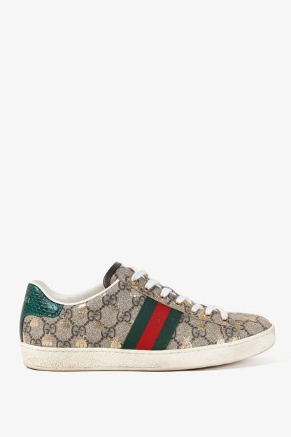 Gucci Ace GG Supreme Monogram Bee Sneakers