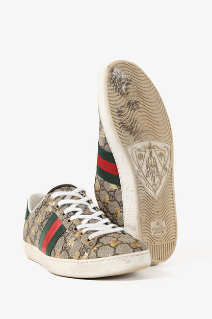 Gucci Ace GG Supreme Monogram Bee Sneakers