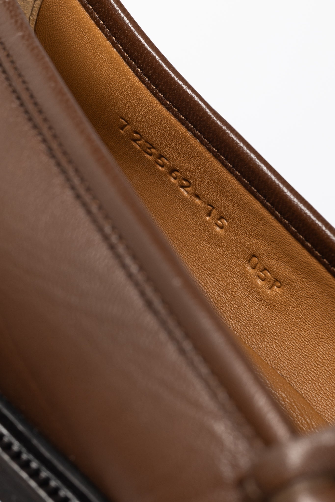 Gucci Wislet Brown Sugar Mandala Goat Horsebit Loafers