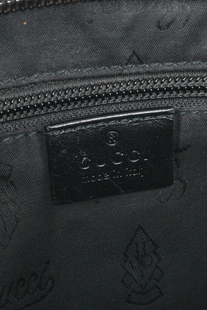 Gucci Black GG Imprime Coated Canvas Messenger Bag