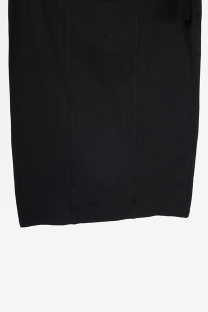 Gucci Black Jersey Bamboo-Belt Pencil Skirt