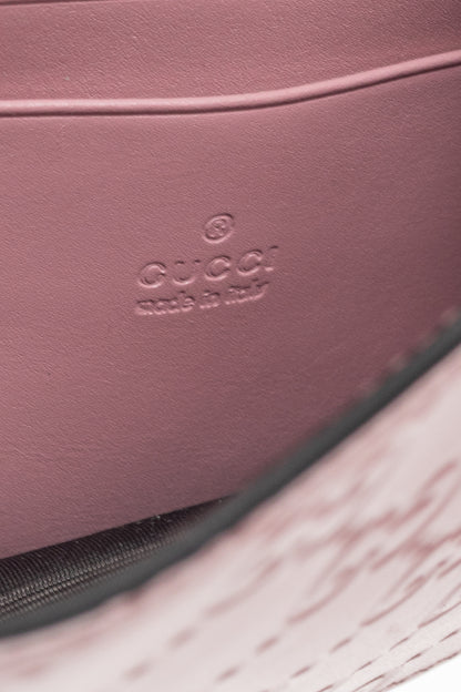 Gucci Icon Camellia Guccissima Gucci Signature Chain Wallet