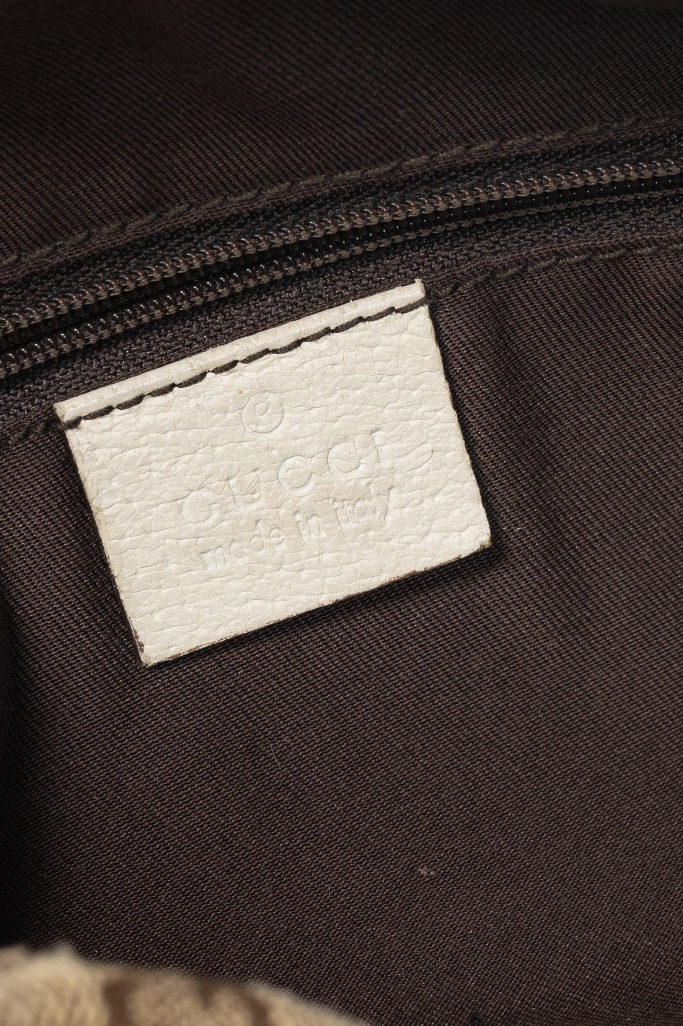 Gucci Princy Boston Beige & Ebony GG Canvas Web Handbag