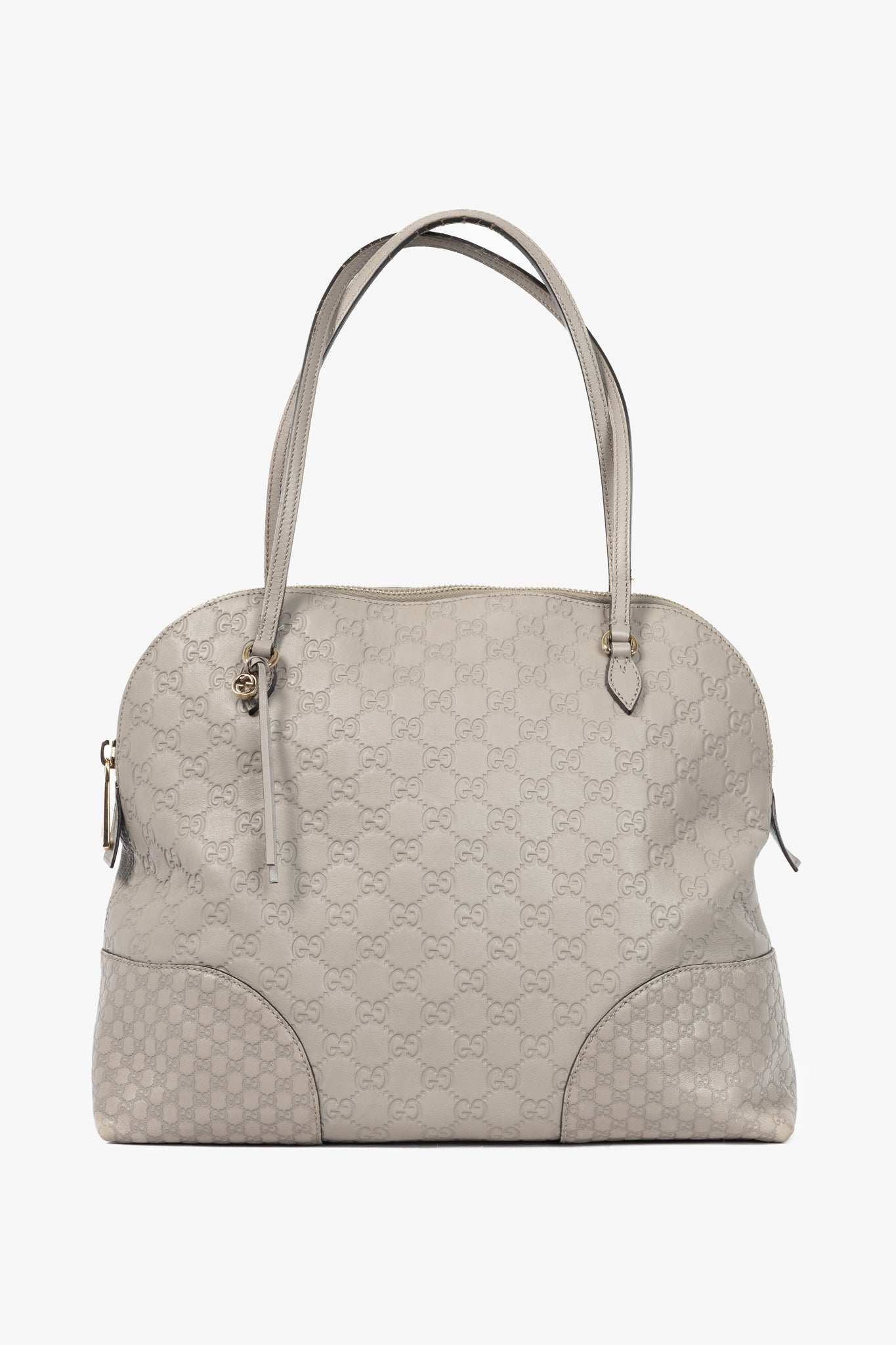 Gucci Bree Storm Grey Guccissima & Microguccissima Dome Tote