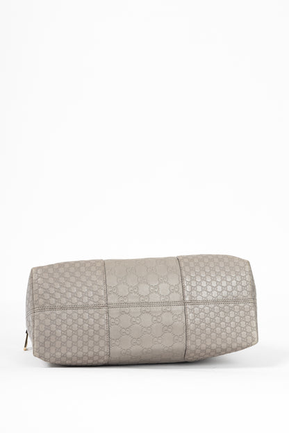 Gucci Bree Storm Grey Guccissima & Microguccissima Dome Tote