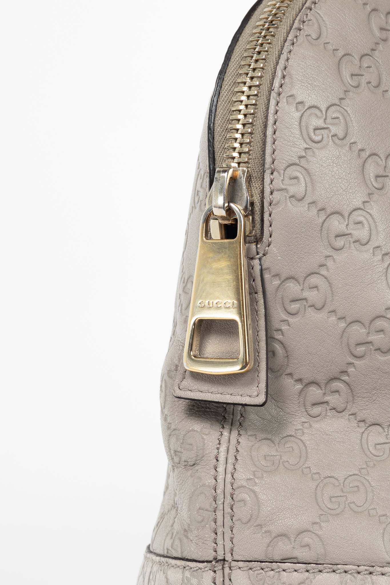 Gucci Bree Storm Grey Guccissima & Microguccissima Dome Tote