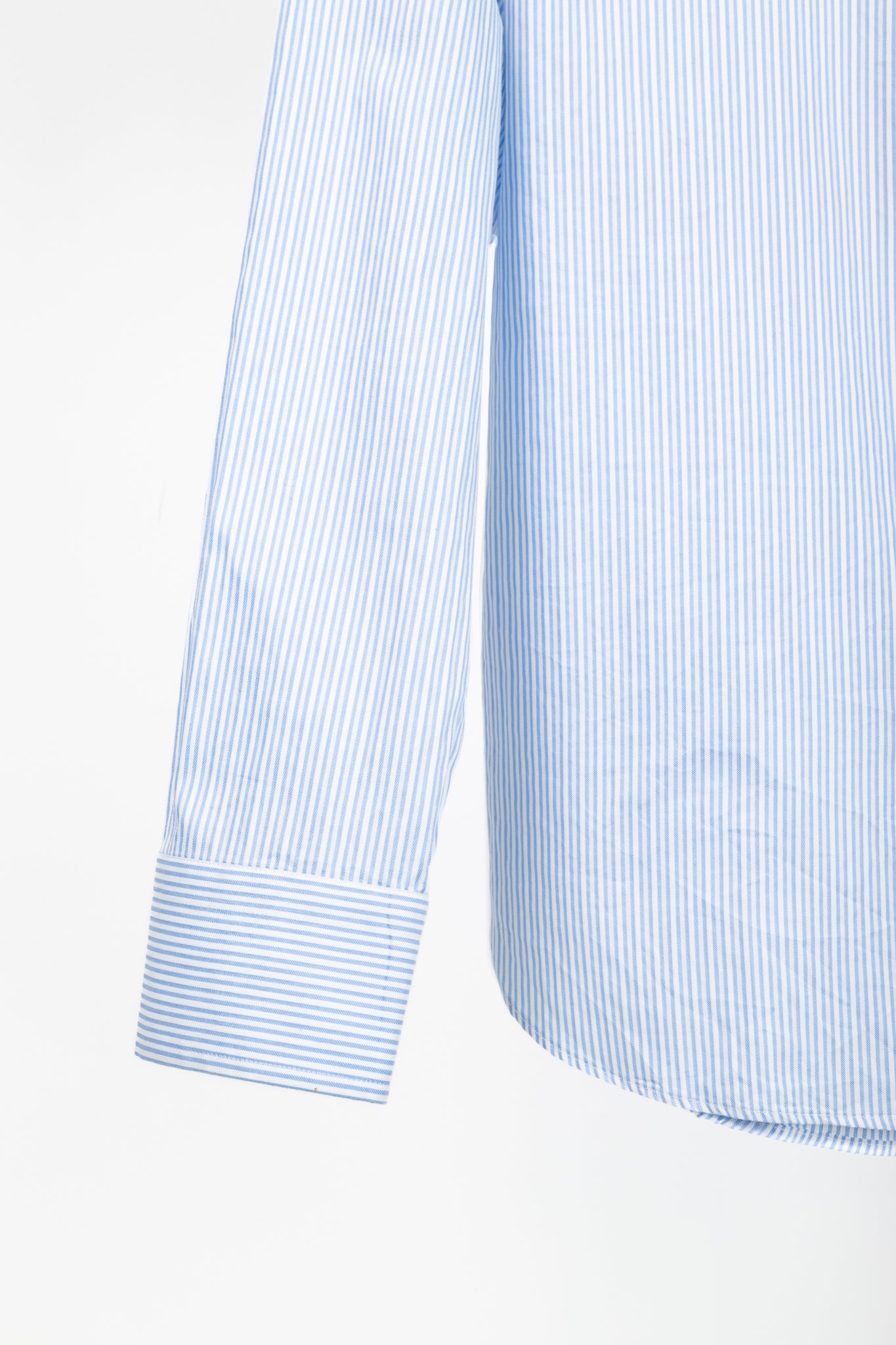 Gucci Blue & White Striped Cotton-Poplin Buttoned Shirt