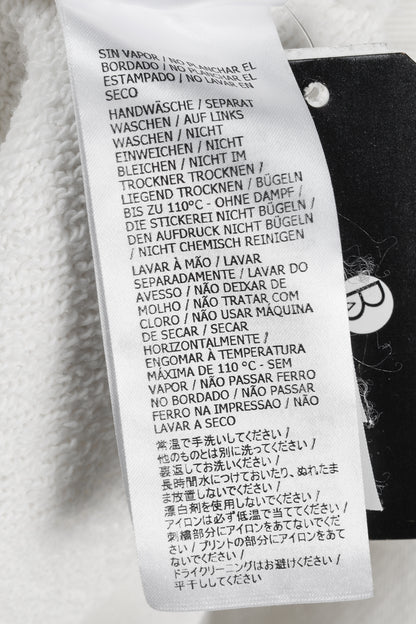 Gucci 1921 White Cotton French-Terry Crystal-Logo Sweatshirt