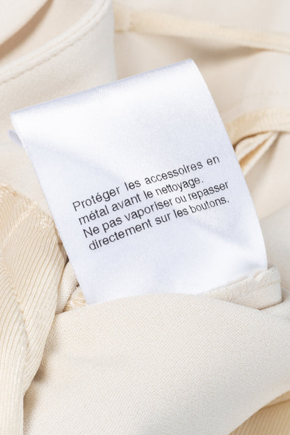 Gucci Cream Crepe Straight-Leg Holiday Trousers