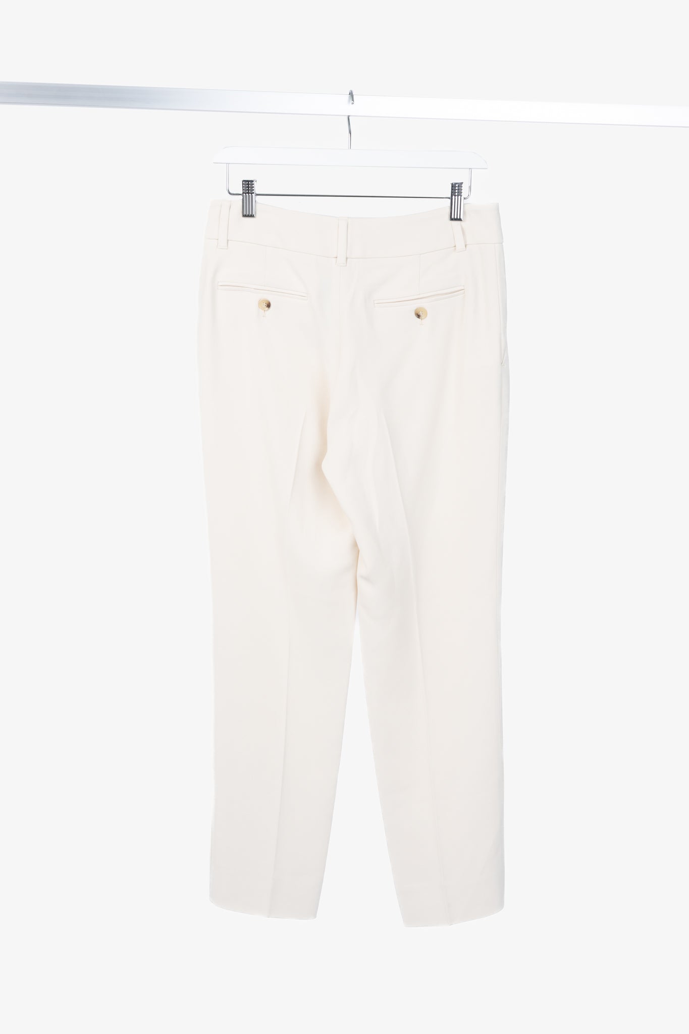 Gucci Cream Crepe Straight-Leg Holiday Trousers