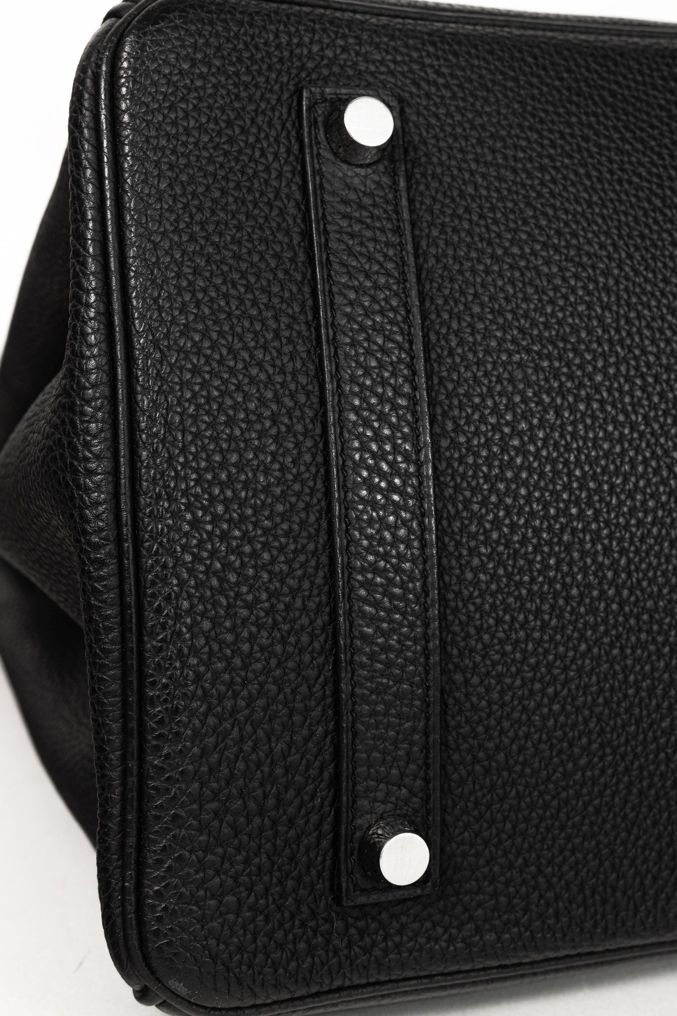Hermes Birkin 35 Black Taurillon Clemence Leather Tote