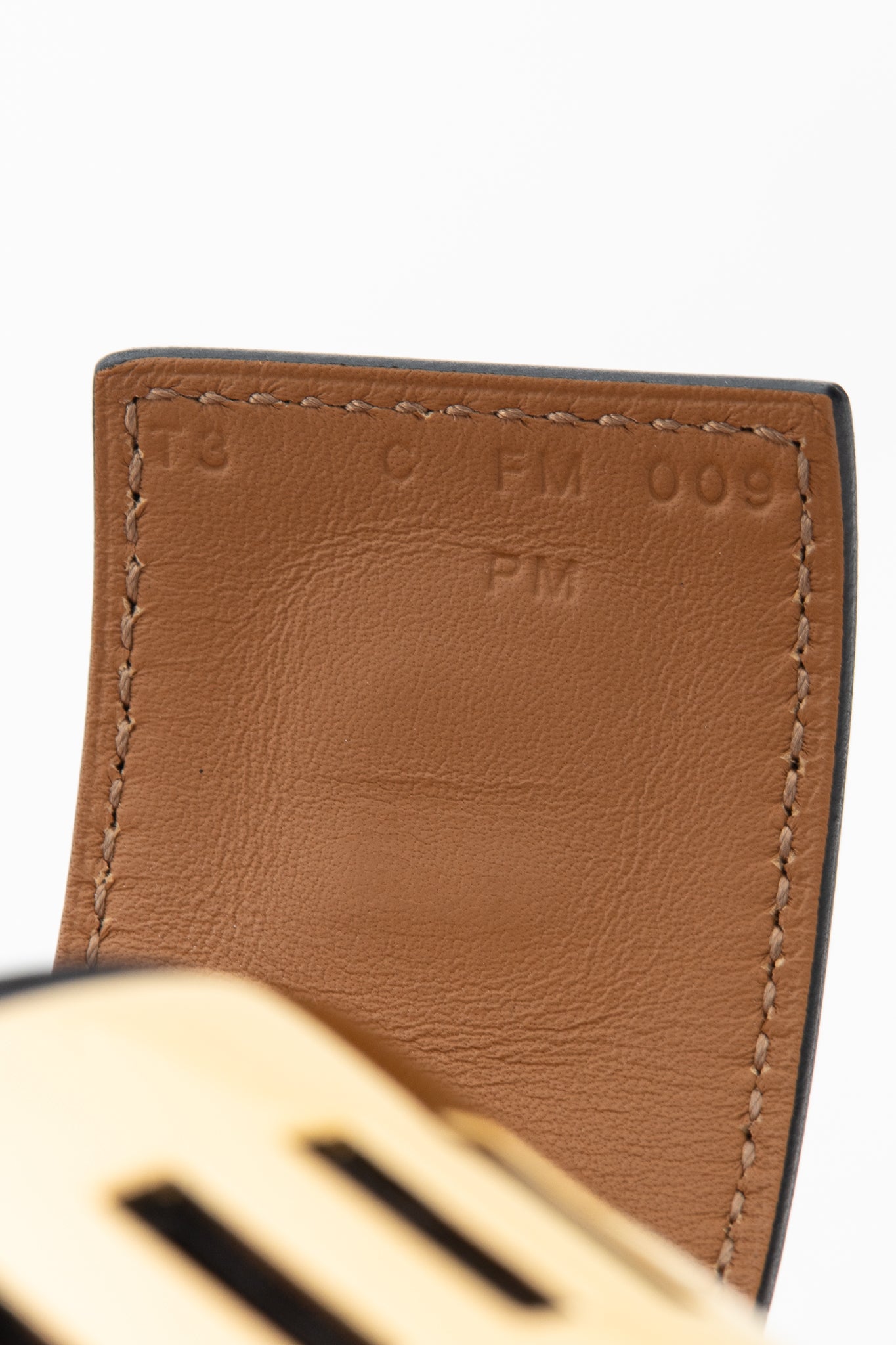 Hermes Collier de Chien Noir Box-Calfskin Yellow-Gold-Plated Bracelet