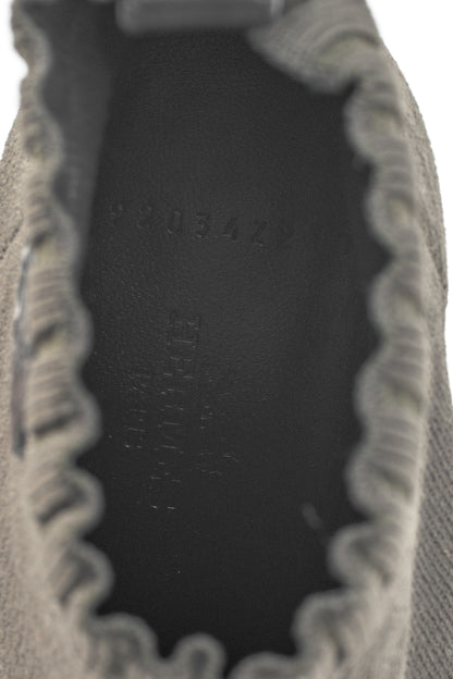 Hermes Volver 60 Vert Sapin Knit Ankle Boots