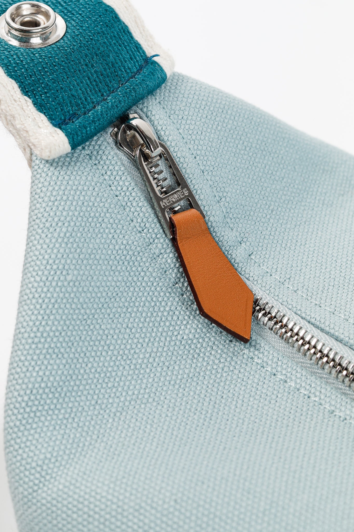 Hermes Bride-a-Brac Small Model Eucalyptus Canvas Case