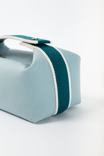Hermes Bride-a-Brac Small Model Eucalyptus Canvas Case