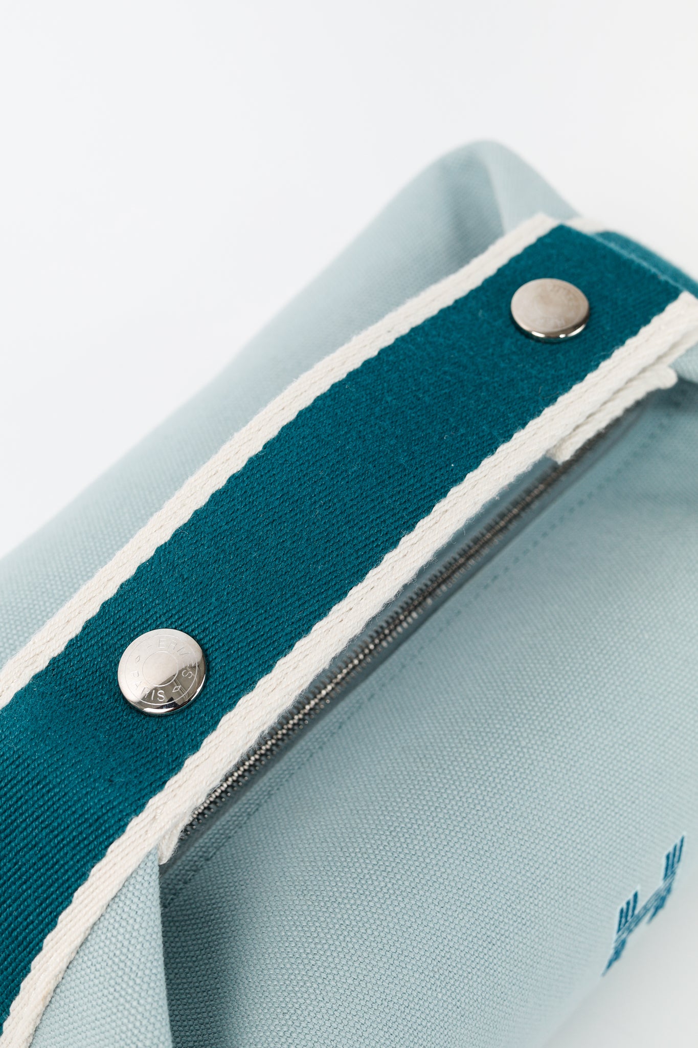 Hermes Bride-a-Brac Small Model Eucalyptus Canvas Case