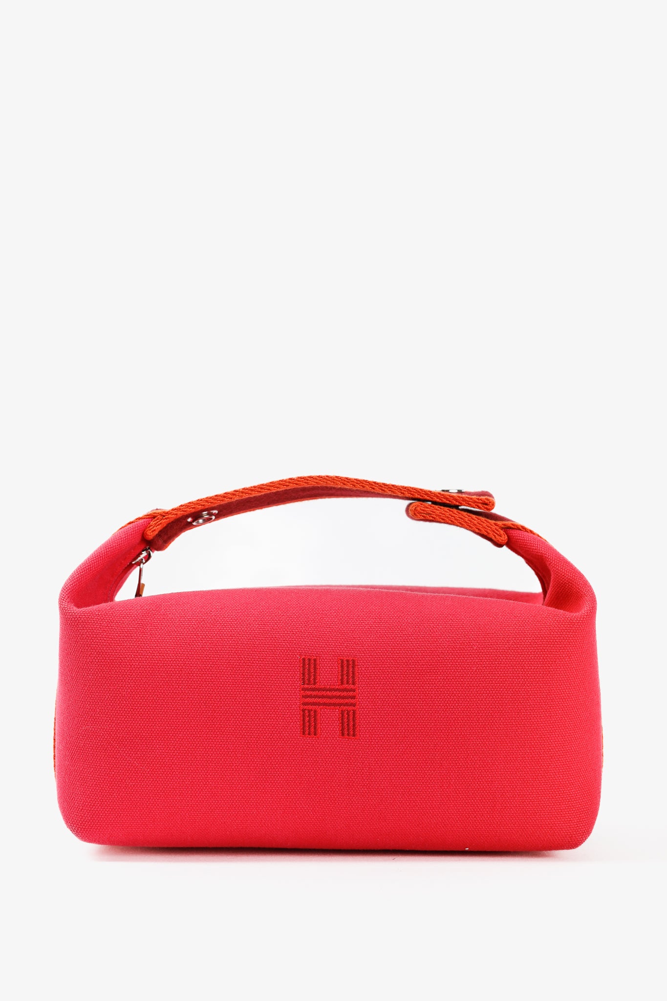 Hermes Bride-a-Brac Small Model Hibiscus Canvas Case