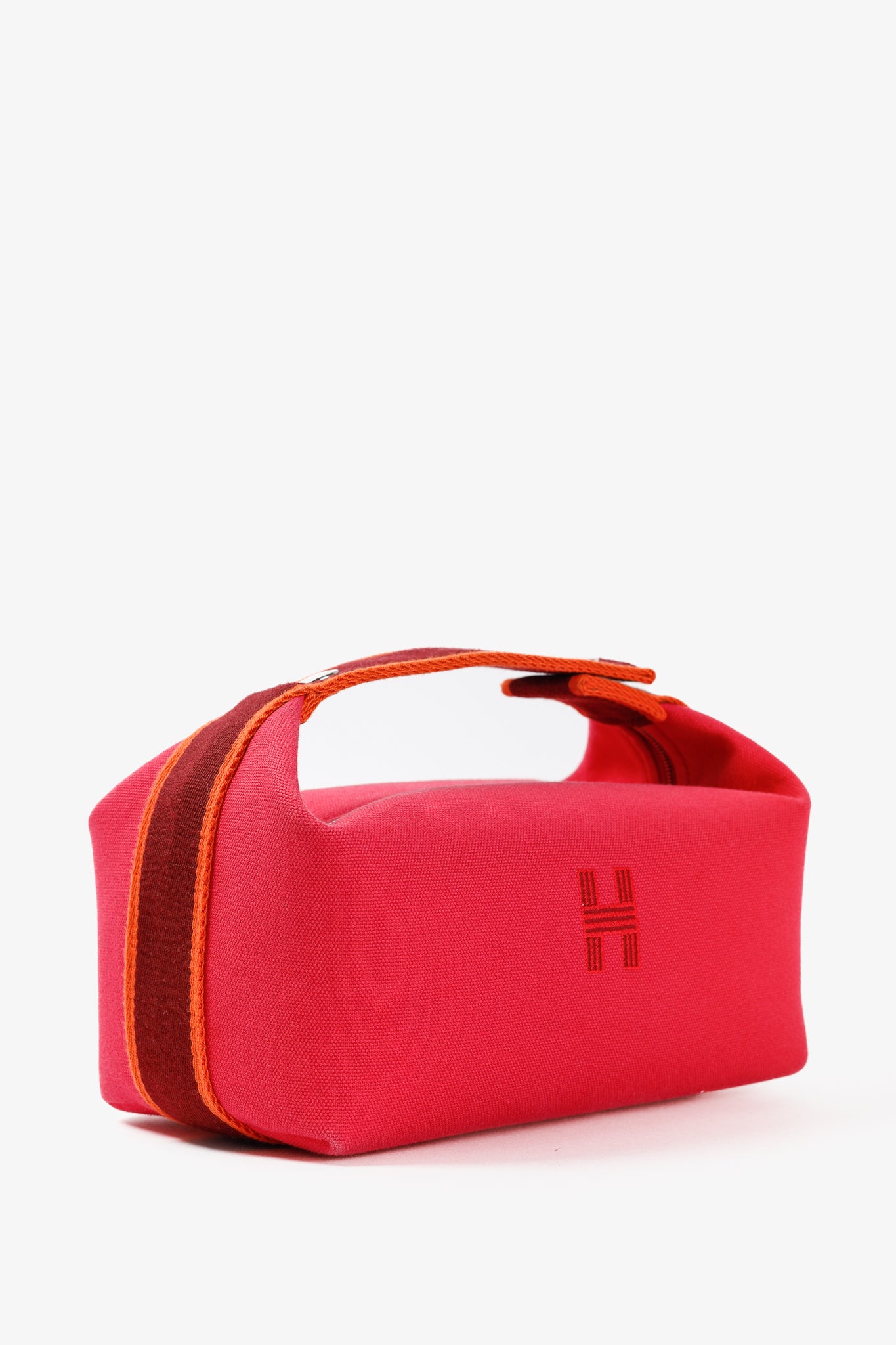 Hermes Bride-a-Brac Small Model Hibiscus Canvas Case