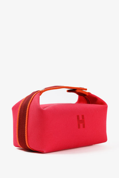 Hermes Bride-a-Brac Small Model Hibiscus Canvas Case