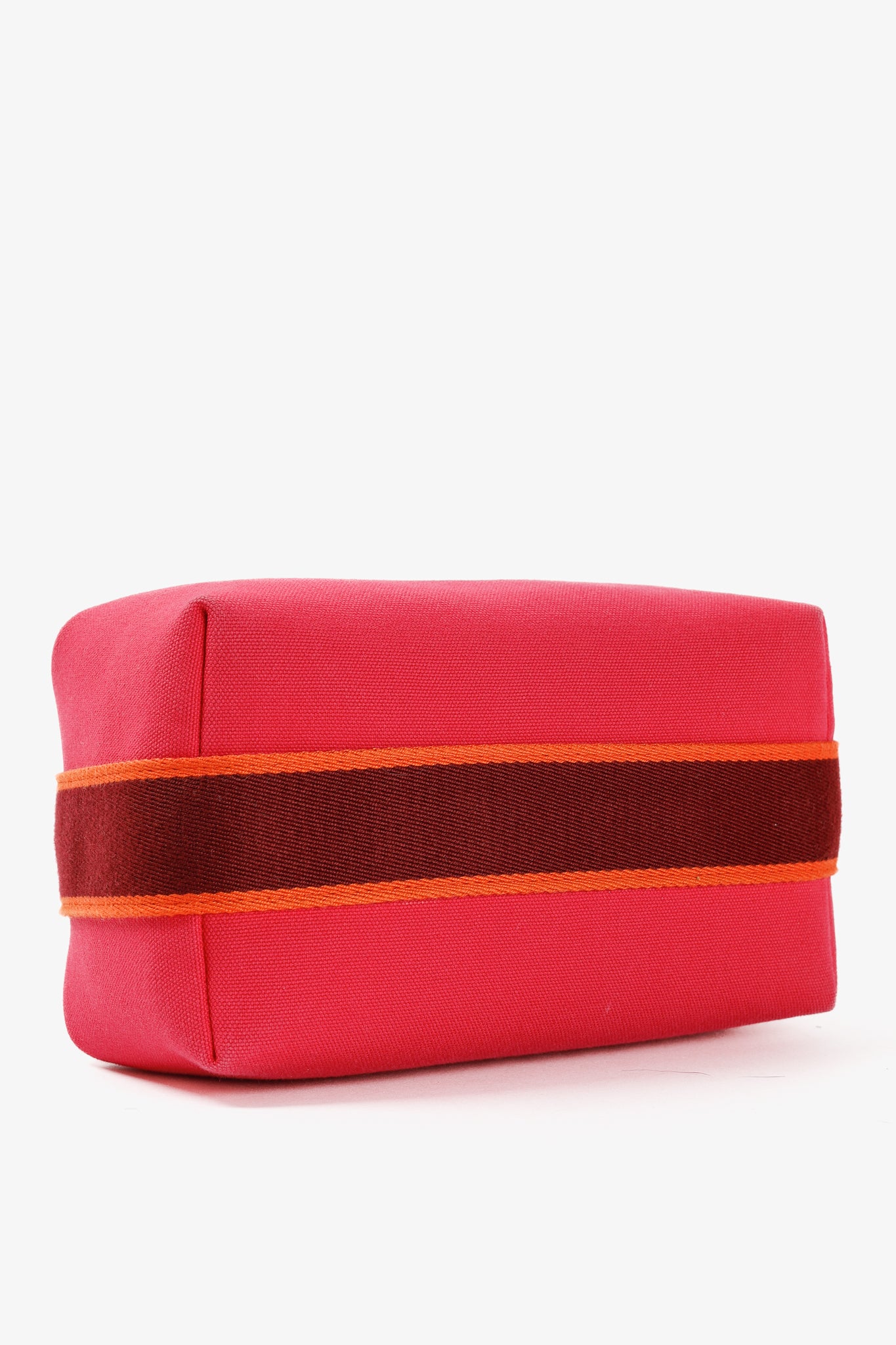 Hermes Bride-a-Brac Small Model Hibiscus Canvas Case