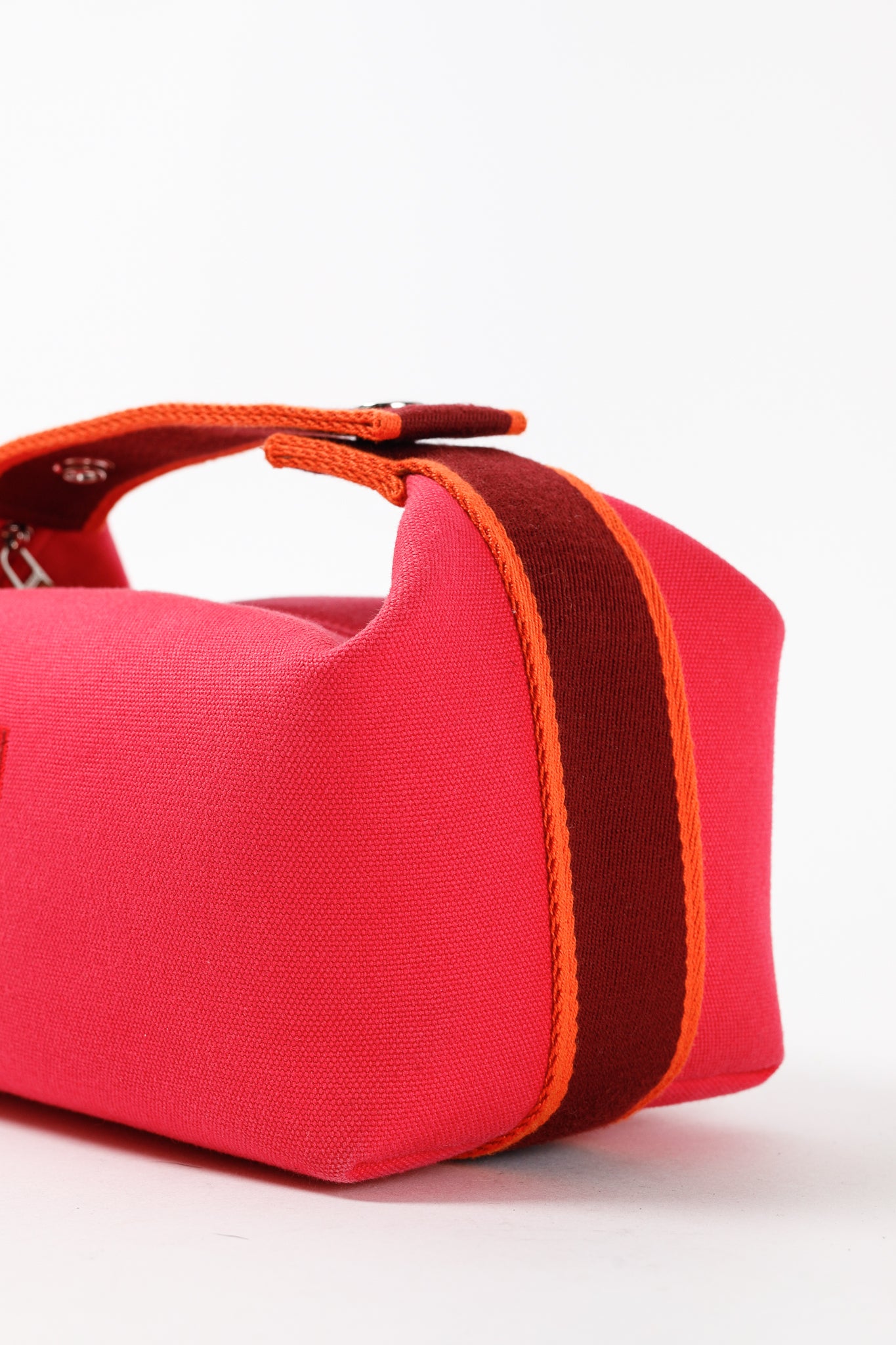 Hermes Bride-a-Brac Small Model Hibiscus Canvas Case