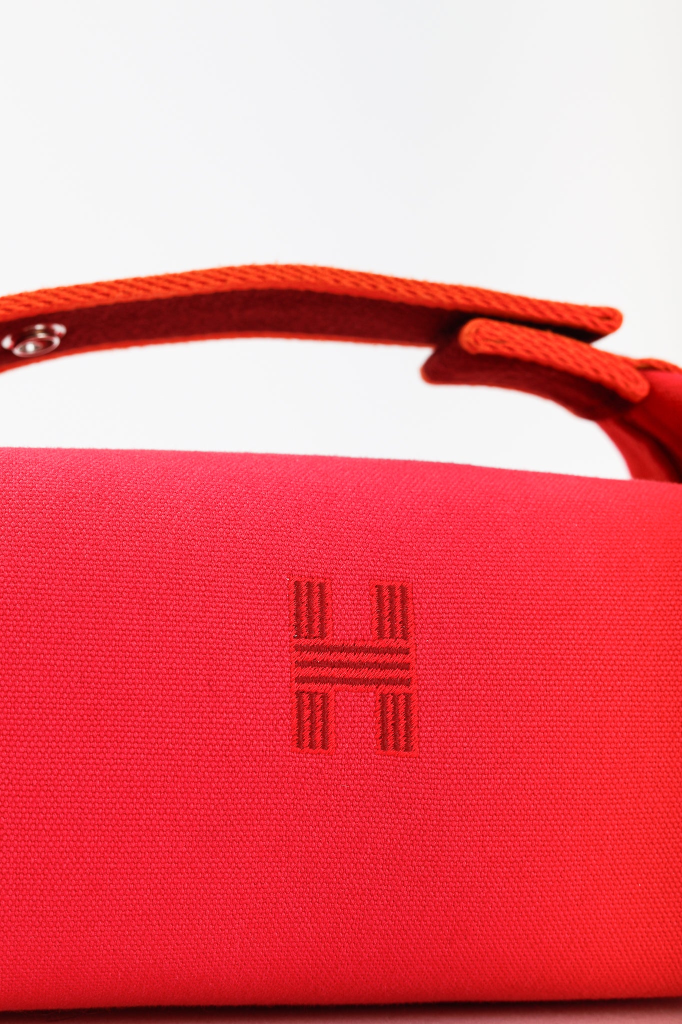 Hermes Bride-a-Brac Small Model Hibiscus Canvas Case