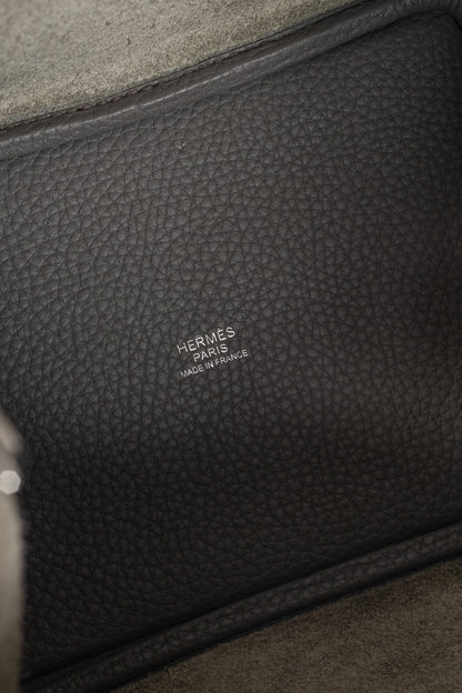 Hermes Picotin Lock 18 Gris Meyer Taurillon Clemence Leather Tote
