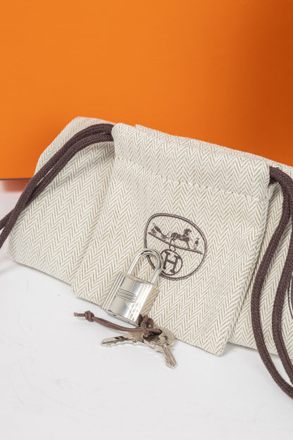 Hermes Picotin Lock 18 Gris Meyer Taurillon Clemence Leather Tote