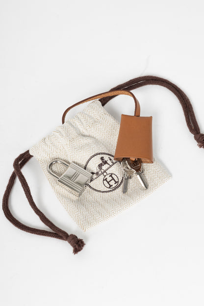 Hermes Herbag 31 Red Toile & Vache Hunter Satchel