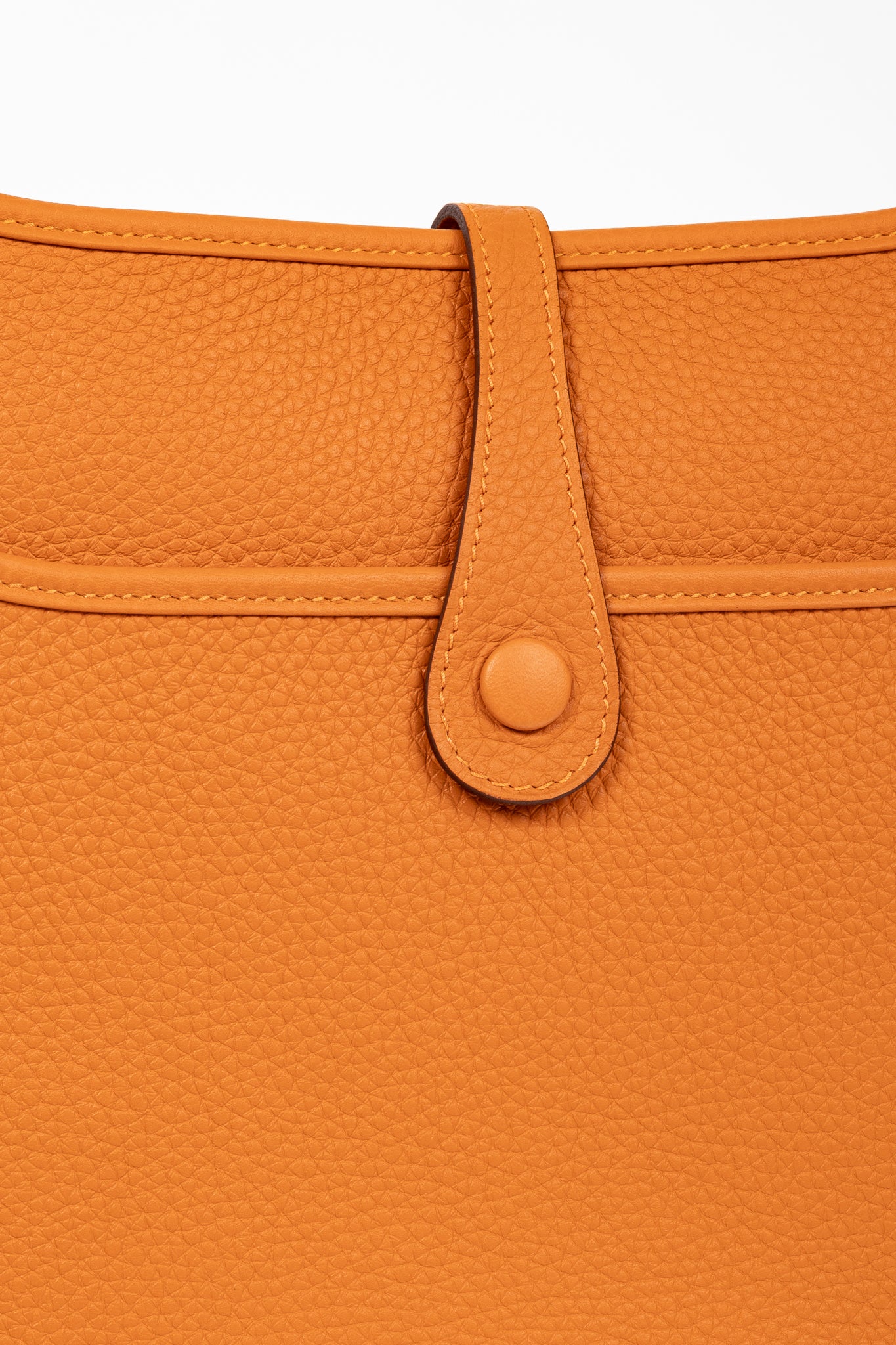 Hermes Evelyne III 29 Orange Taurillon Clemence Leather Shoulder Bag