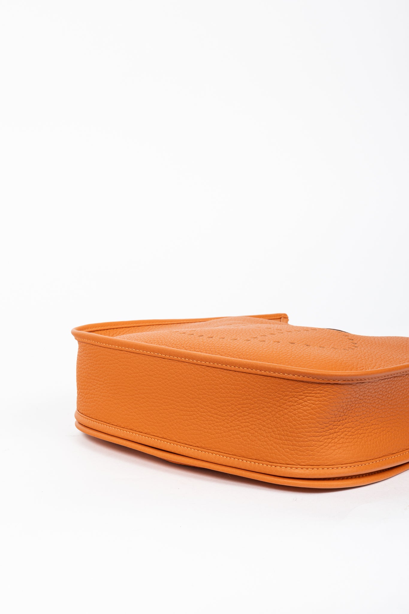 Hermes Evelyne III 29 Orange Taurillon Clemence Leather Shoulder Bag