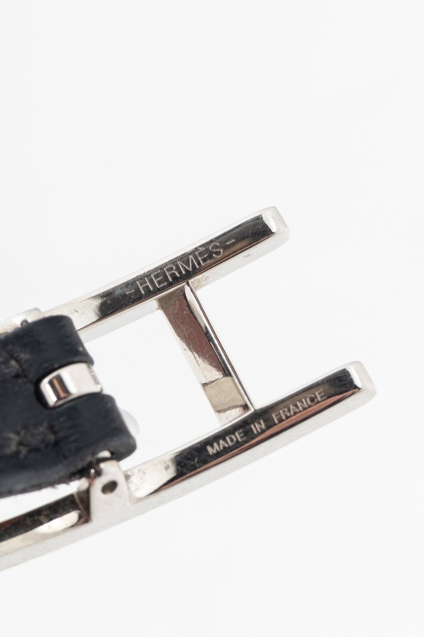 Hermes Behapi Double Tour Noir & Fauve Chamonix & Tadelakt Bracelet
