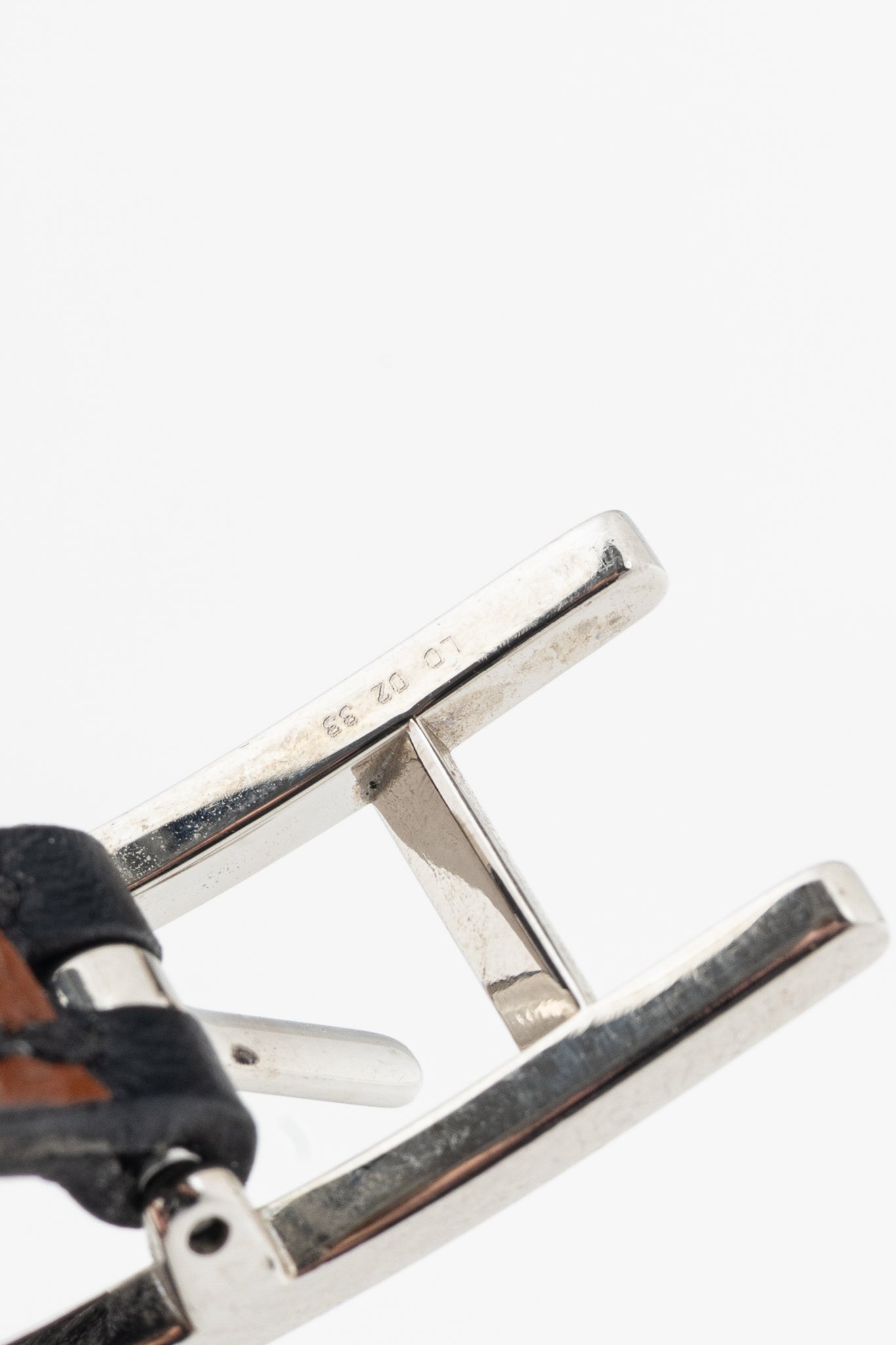 Hermes Behapi Double Tour Noir & Fauve Chamonix & Tadelakt Bracelet